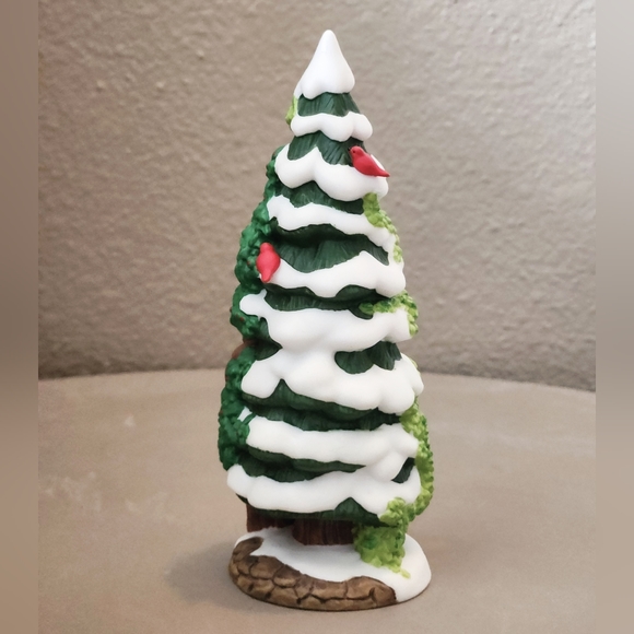 Dept 56 Holly and Ivy Porcelain Christmas Tree Village Accessory - Picture 6 of 6